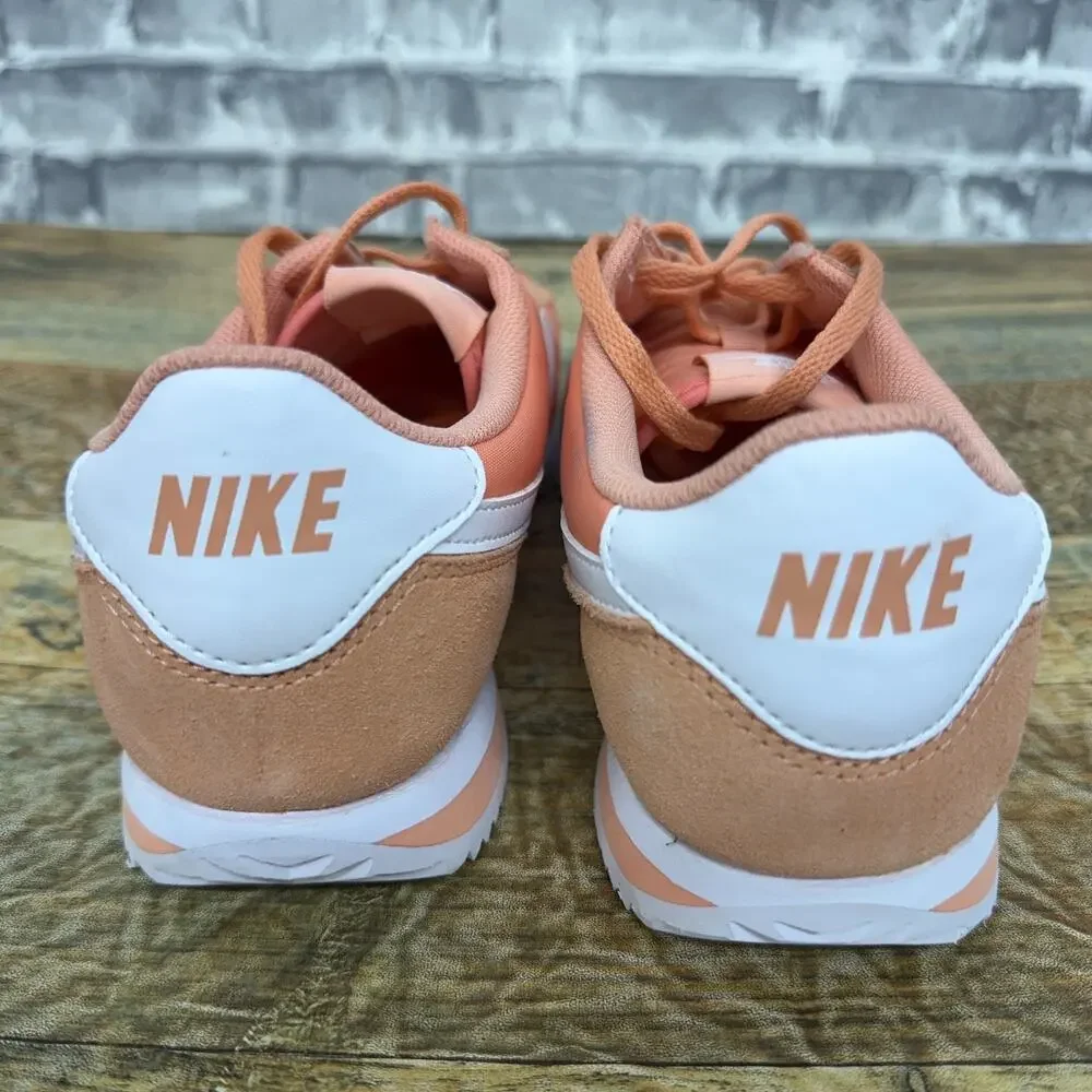 Nike Cortez Low TXT Apricot Orange White IF1615-800 Youth Size 6.5Y / Womens 8